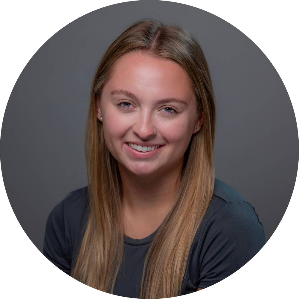 Ava Cybulski smiling for her professional GVSU headshot